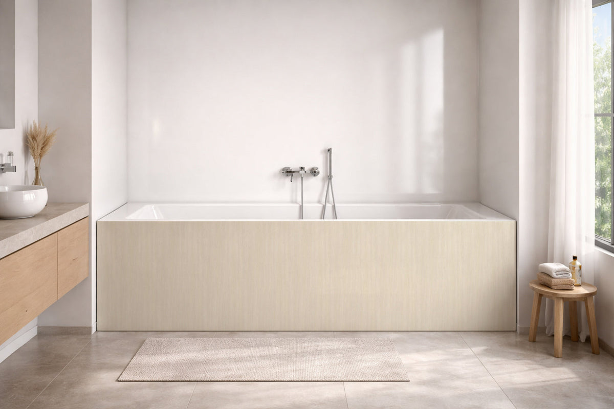 Badewannenverkleidung Holzoptik