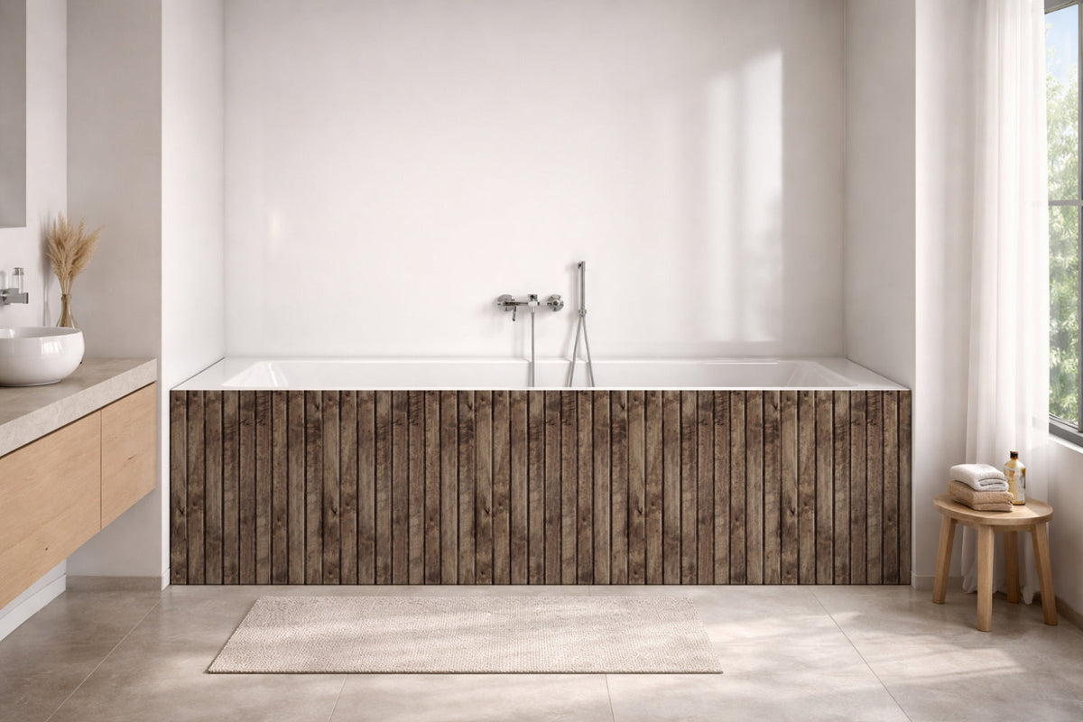 Badewannenverkleidung Holzoptik