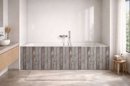 Badewannenverkleidung Holzoptik