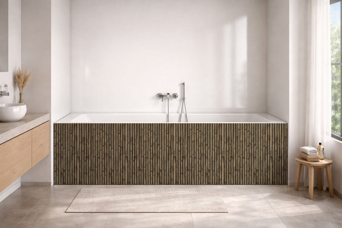 Badewannenverkleidung Holzoptik