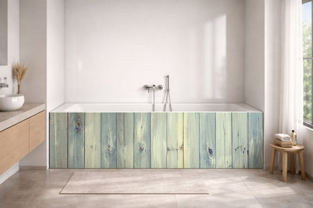 Badewannenverkleidung Holzoptik