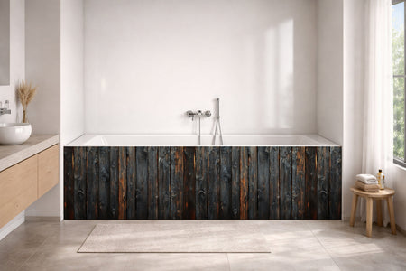 Badewannenverkleidung Holzoptik