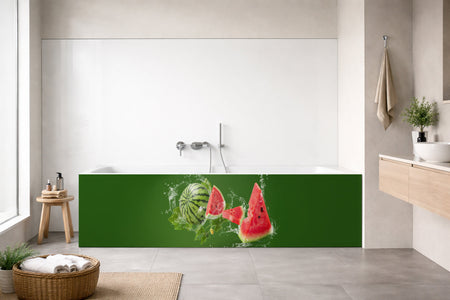 Badrückwand