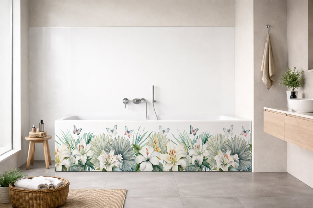 Badrückwand