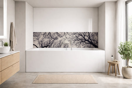 Badrückwand