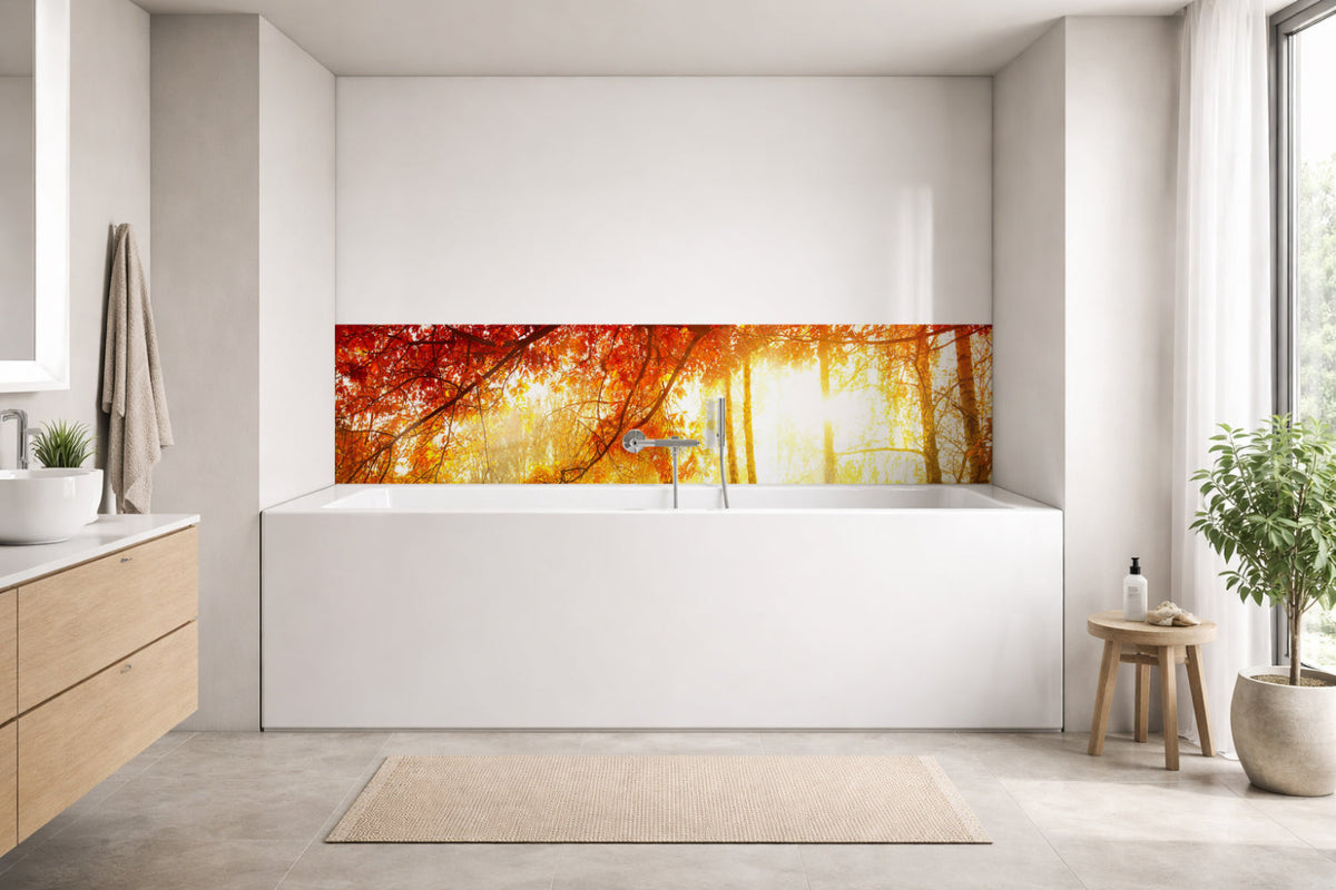 Badrückwand