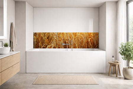 Badrückwand
