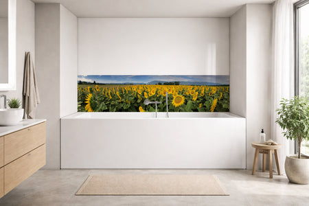 Badrückwand