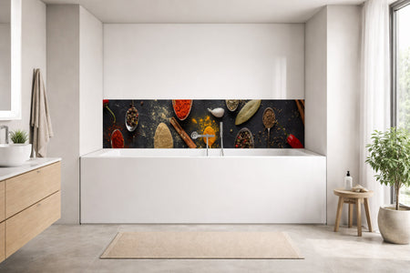 Badrückwand