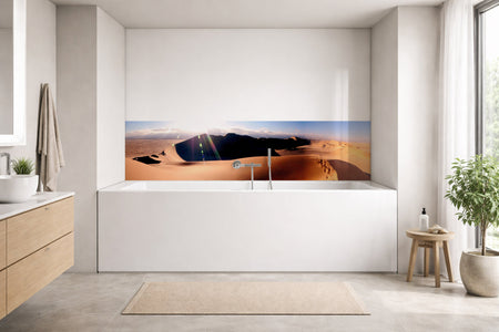 Badrückwand