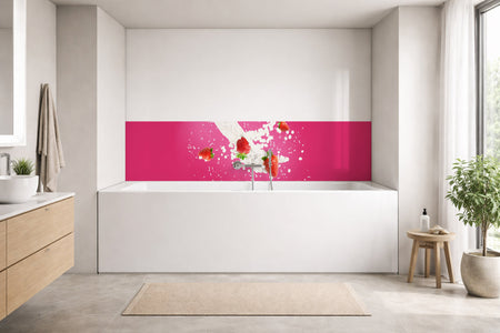 Badrückwand