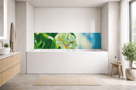 Badrückwand