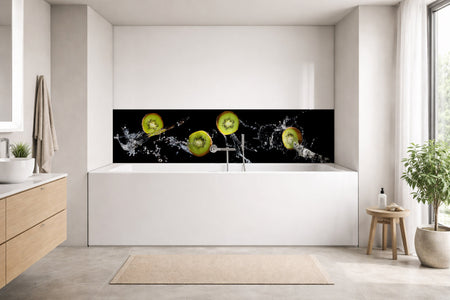 Badrückwand