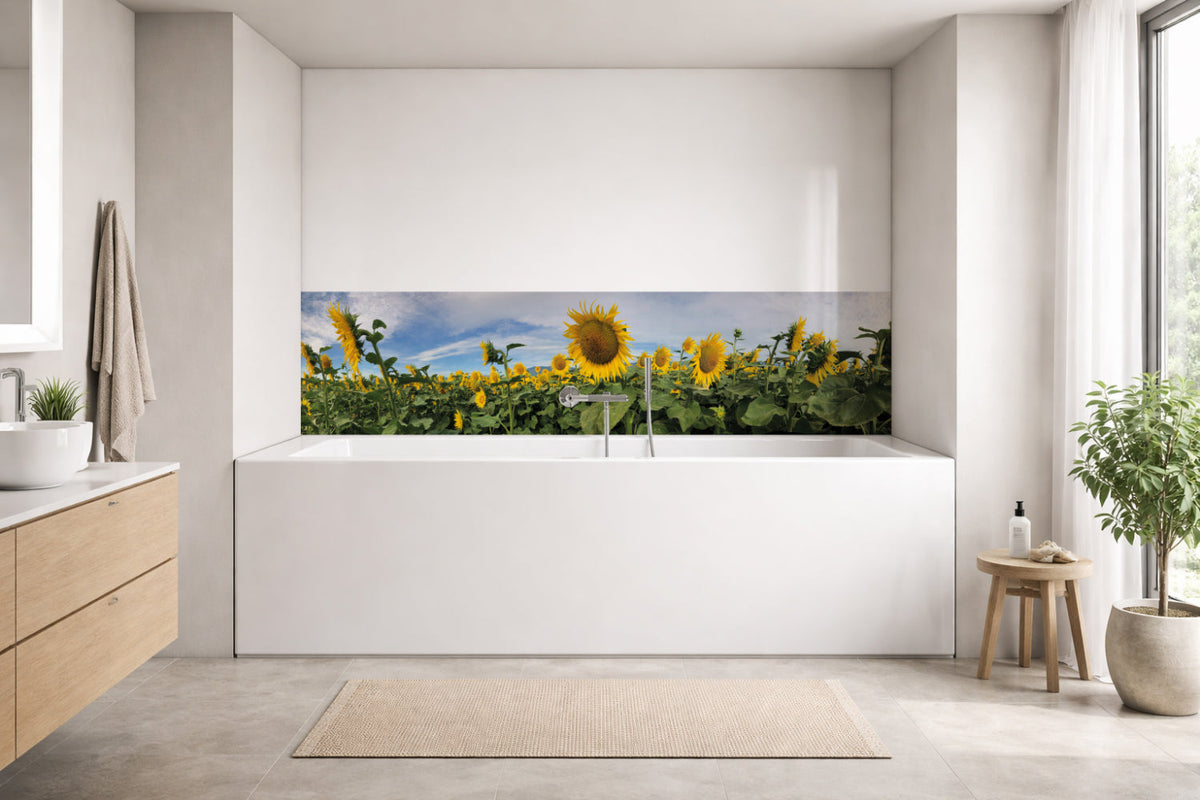 Badrückwand