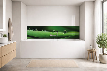 Badrückwand