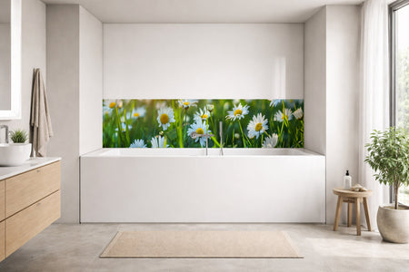 Badrückwand