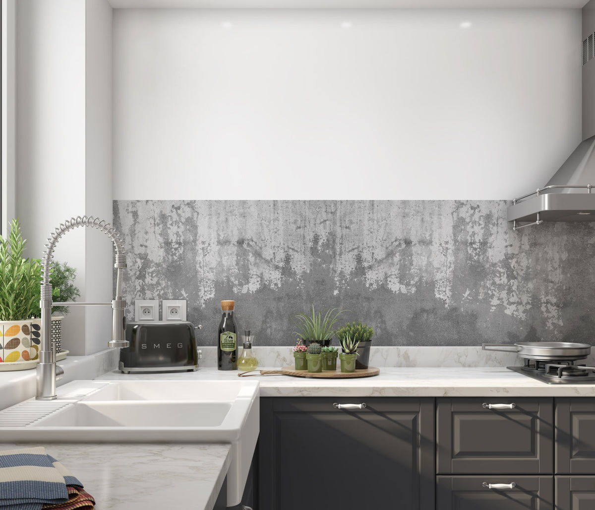 Küchenrückwand Betonoptik