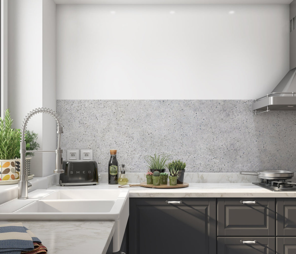 Küchenrückwand Folie Betonoptik