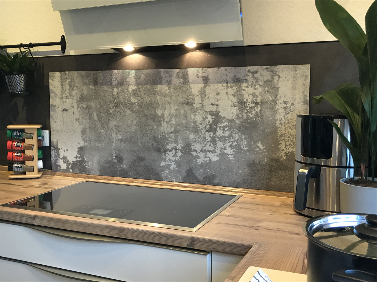 Spritzschutz Küche Betonoptik
