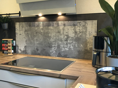 Spritzschutz Küche Betonoptik