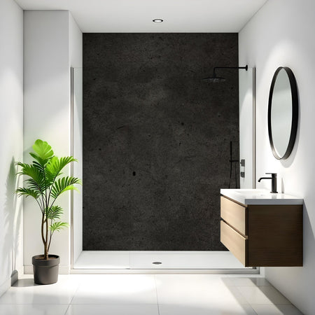 Duschrückwand Betonoptik