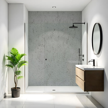 Duschrückwand Betonoptik
