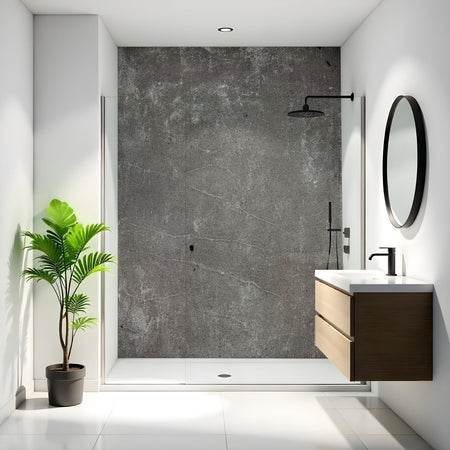 Duschrückwand Betonoptik