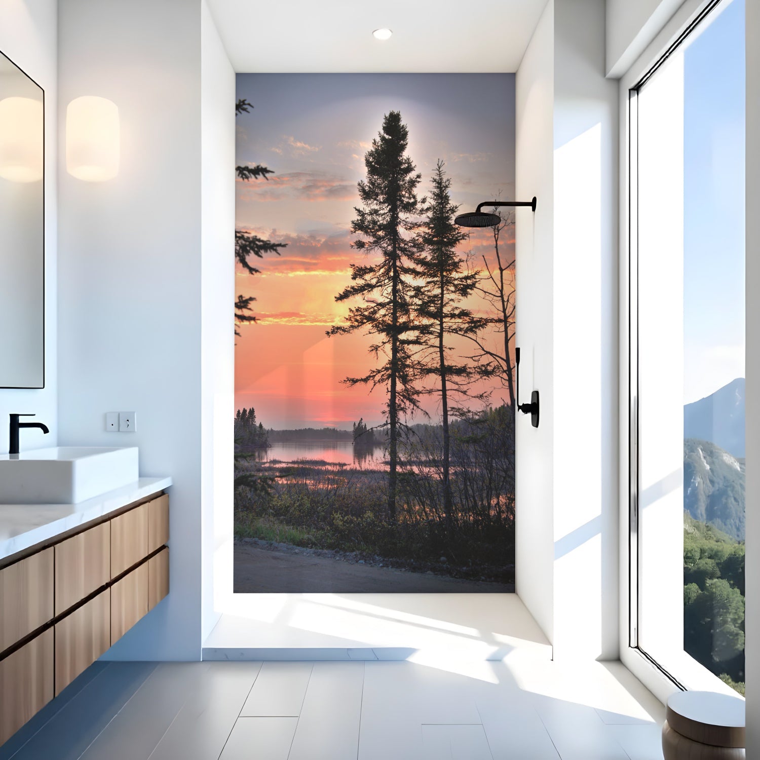 Duschrückwand nach maß