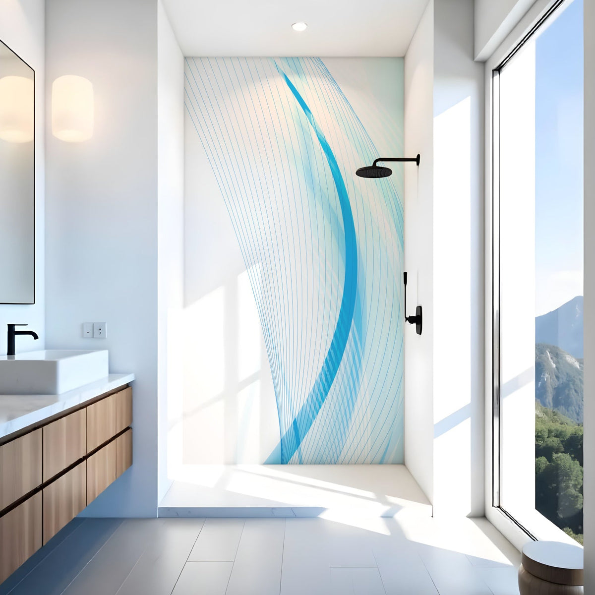 Duschrückwand nach maß