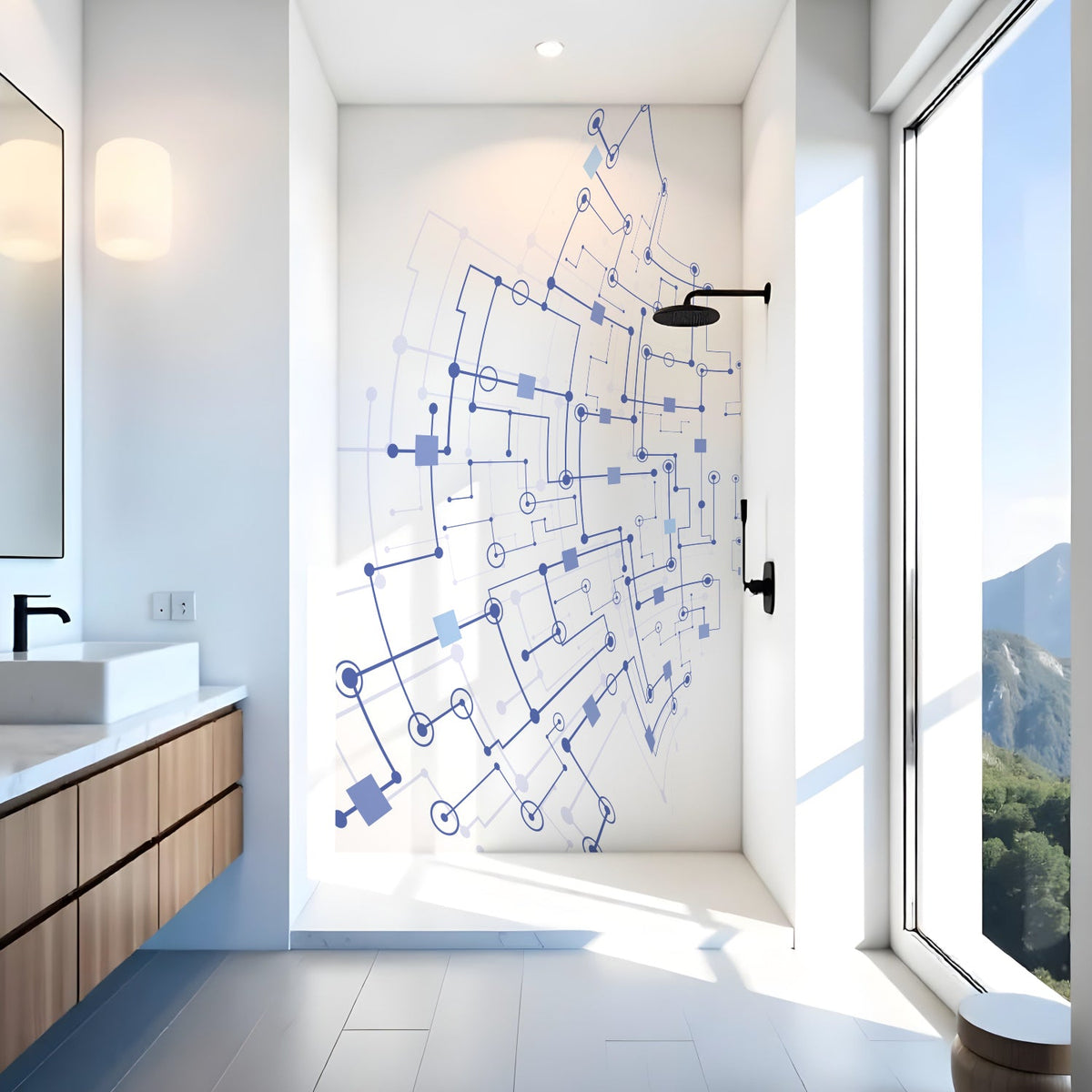 Duschrückwand nach maß