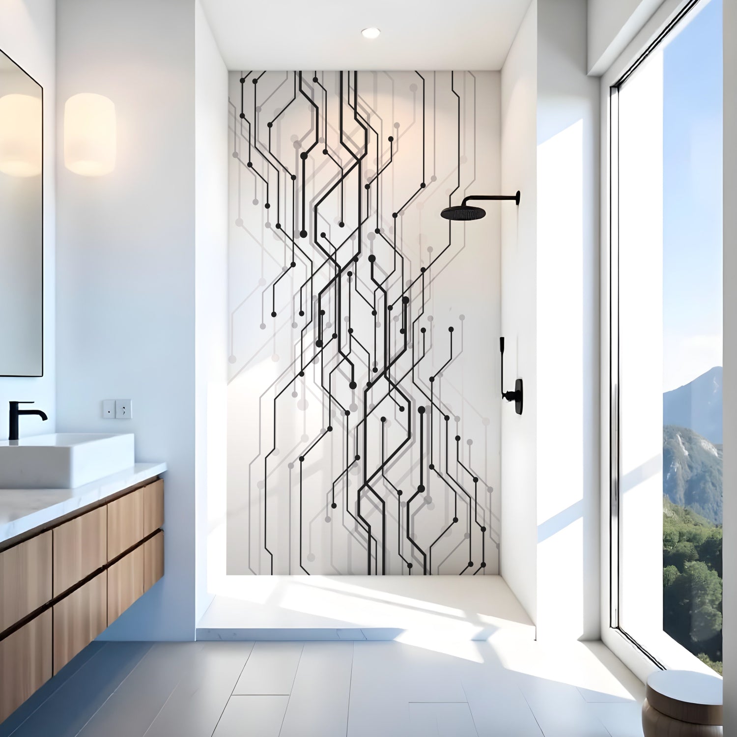 Duschrückwand nach maß