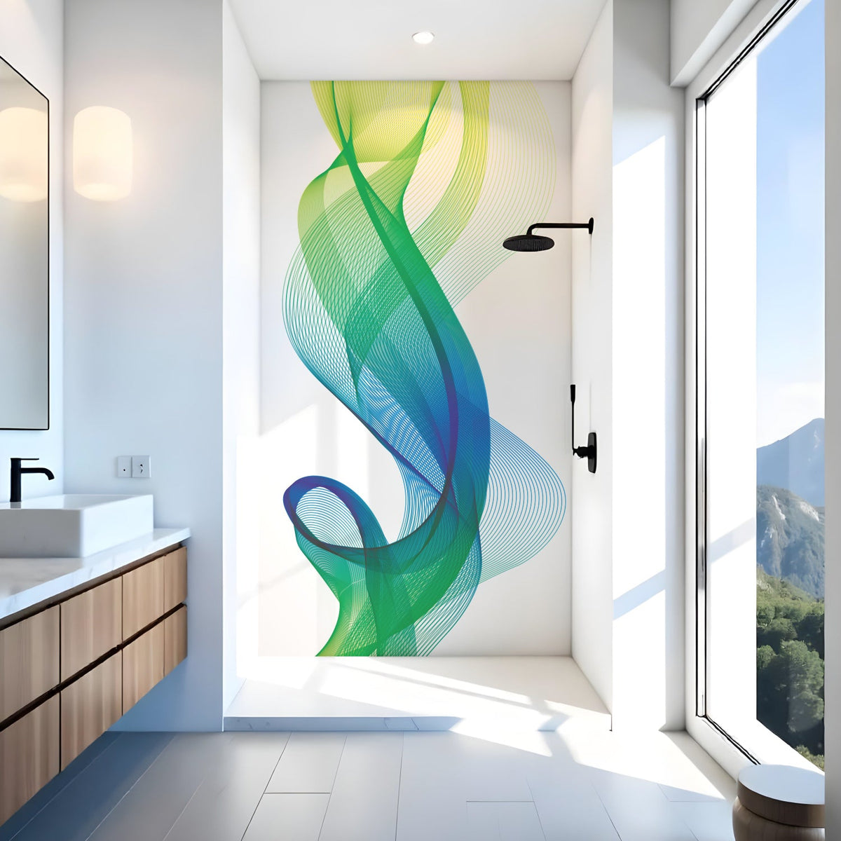 Duschrückwand nach maß