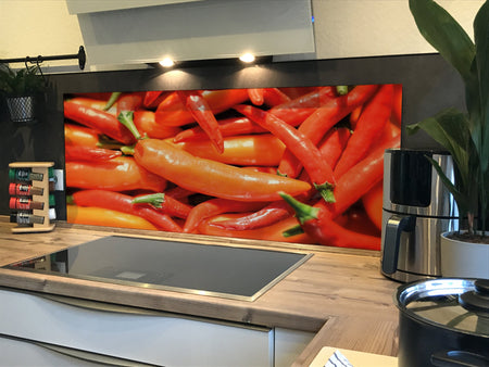 Spritzschutz Küche Peperoni 