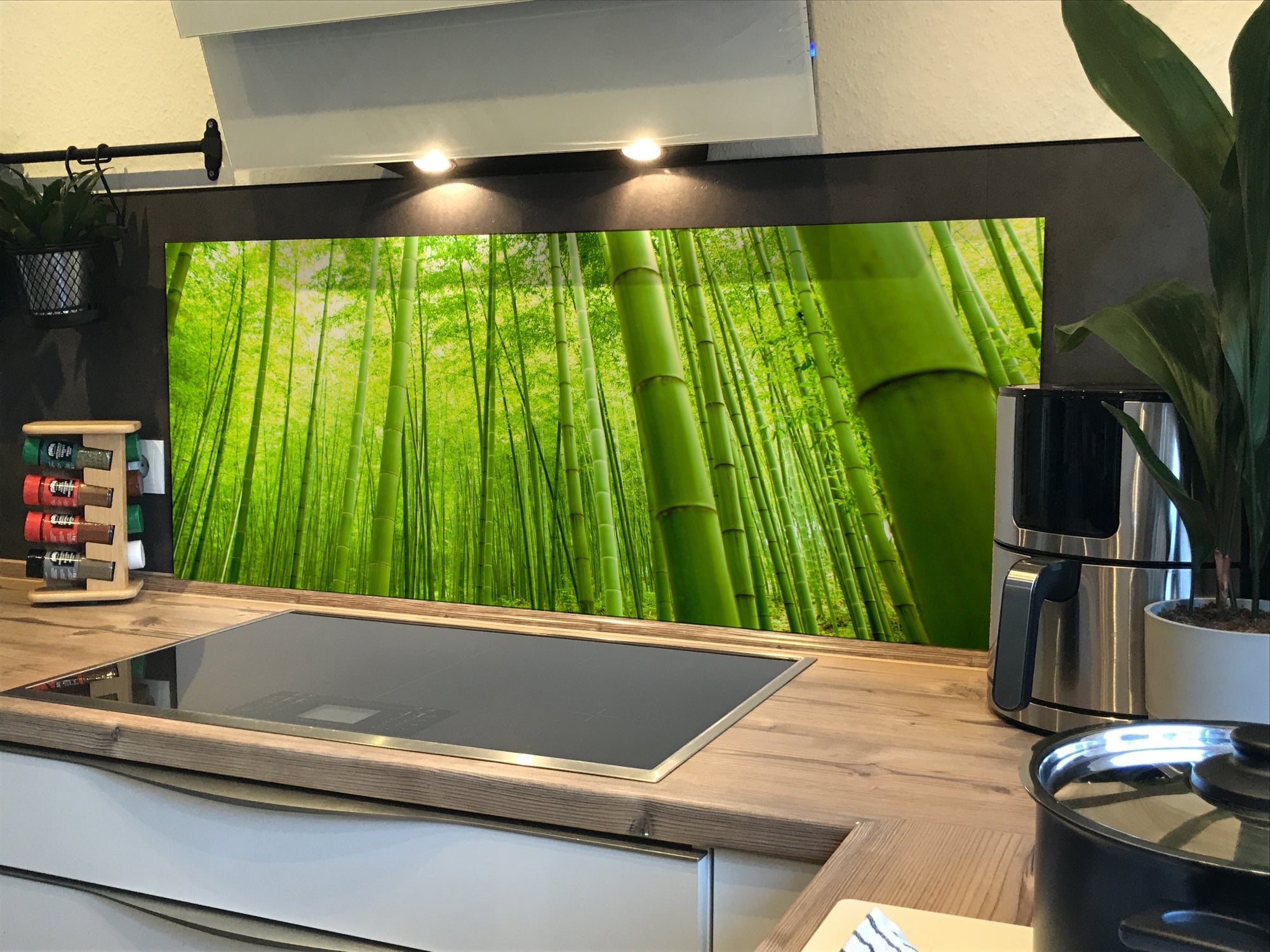 Spritzschutz Küche Bambuswald
