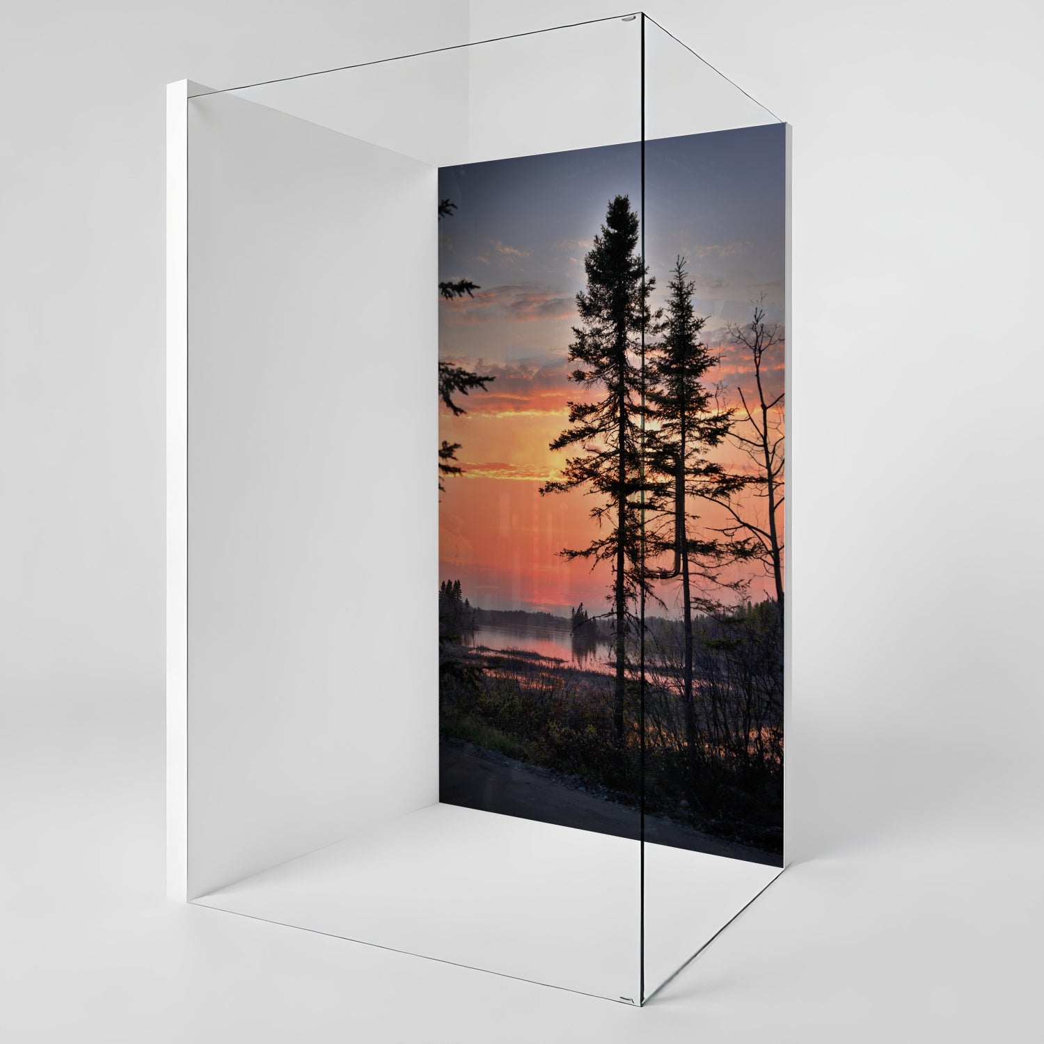 Duschrückwand nach maß