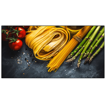 Spritzschutz Küche Spargel Nudel Tomaten