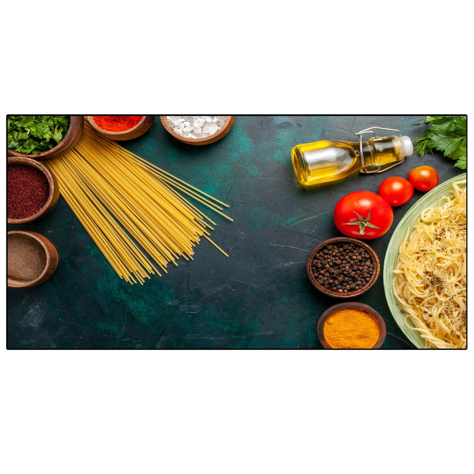 Spritzschutz Küche Spaghetti Tomaten