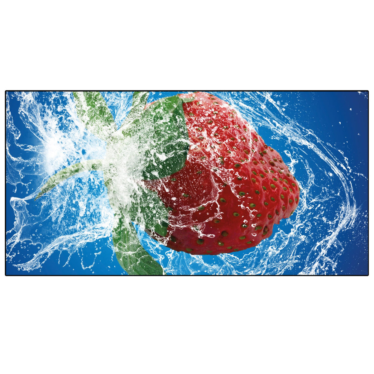 Spritzschutz Küche Erdbeere Splash