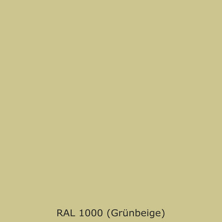 Toilettenrückwand Einfarbig #CCC58F RAL 1000 (Grünbeige)