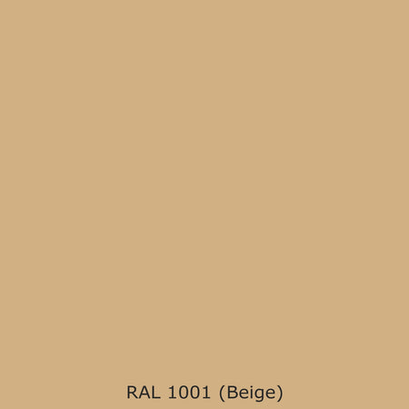 Toilettenrückwand Einfarbig #D0B083 RAL 1001 (Beige)