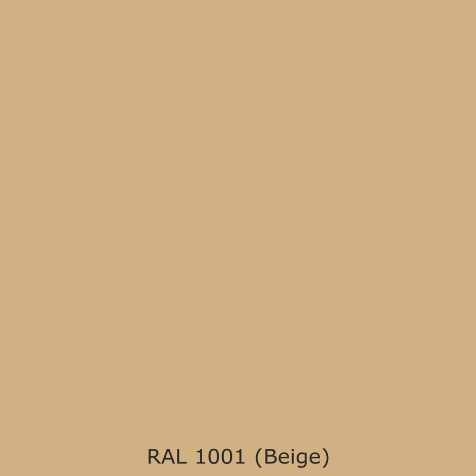 Toilettenrückwand Einfarbig #D0B083 RAL 1001 (Beige)