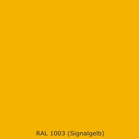 Toilettenrückwand Einfarbig #F4B300 RAL 1003 (Signalgelb)