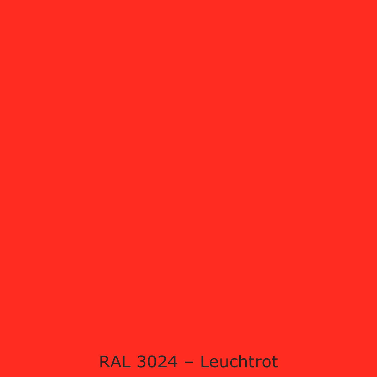 Toilettenrückwand Einfarbig #FF2D21 RAL 3024 – Leuchtrot