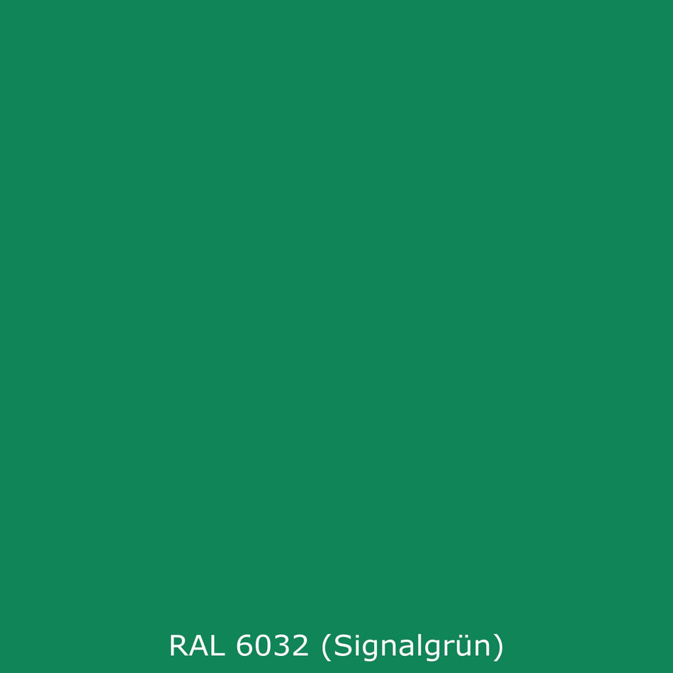 Toilettenrückwand Einfarbig RAL 6032 Signalgrün