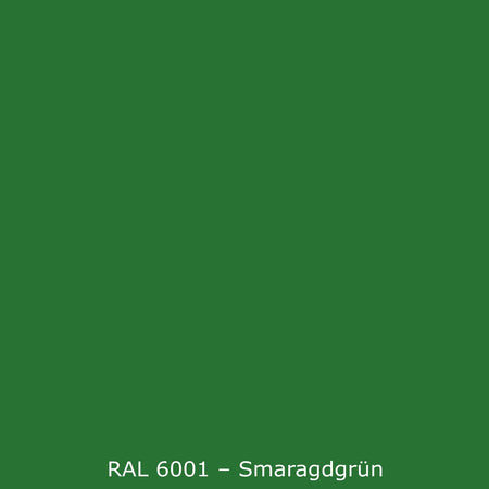 Toilettenrückwand Einfarbig RAL 6001 Smaragdgrün