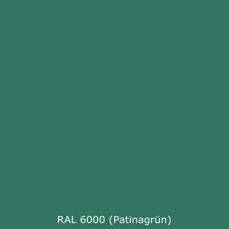 Toilettenrückwand Einfarbig RAL 6000 – Platinagrün