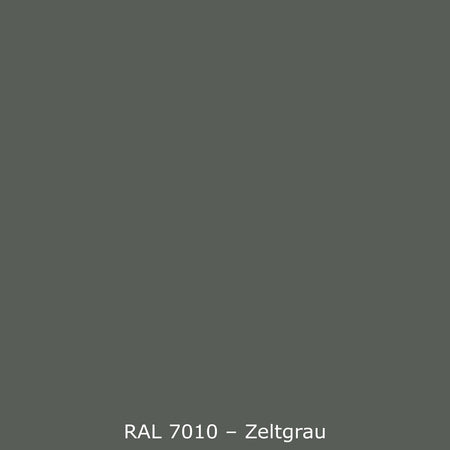 Toilettenrückwand Einfarbig RAL 7010 Zeltgrau