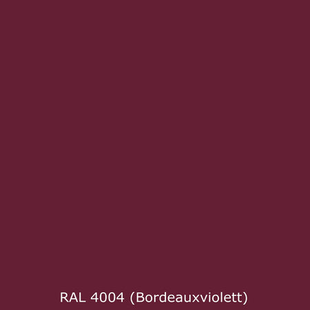 Toilettenrückwand Einfarbig RAL 4004 Bordeauxviolett