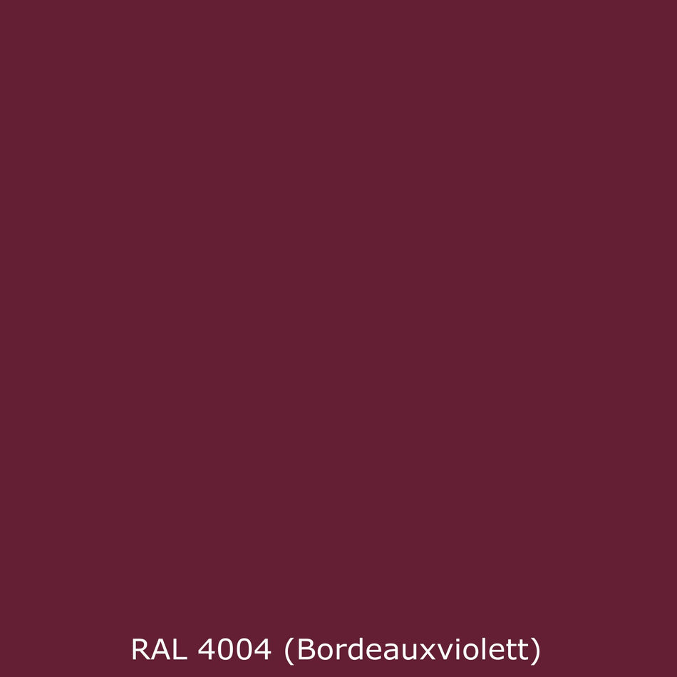 Toilettenrückwand Einfarbig RAL 4004 Bordeauxviolett