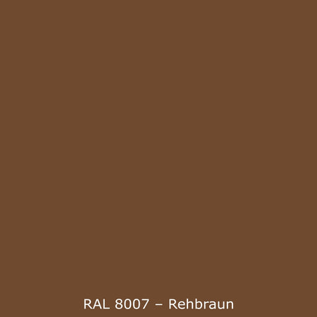 Toilettenrückwand Einfarbig RAL 8007 Rehbraun